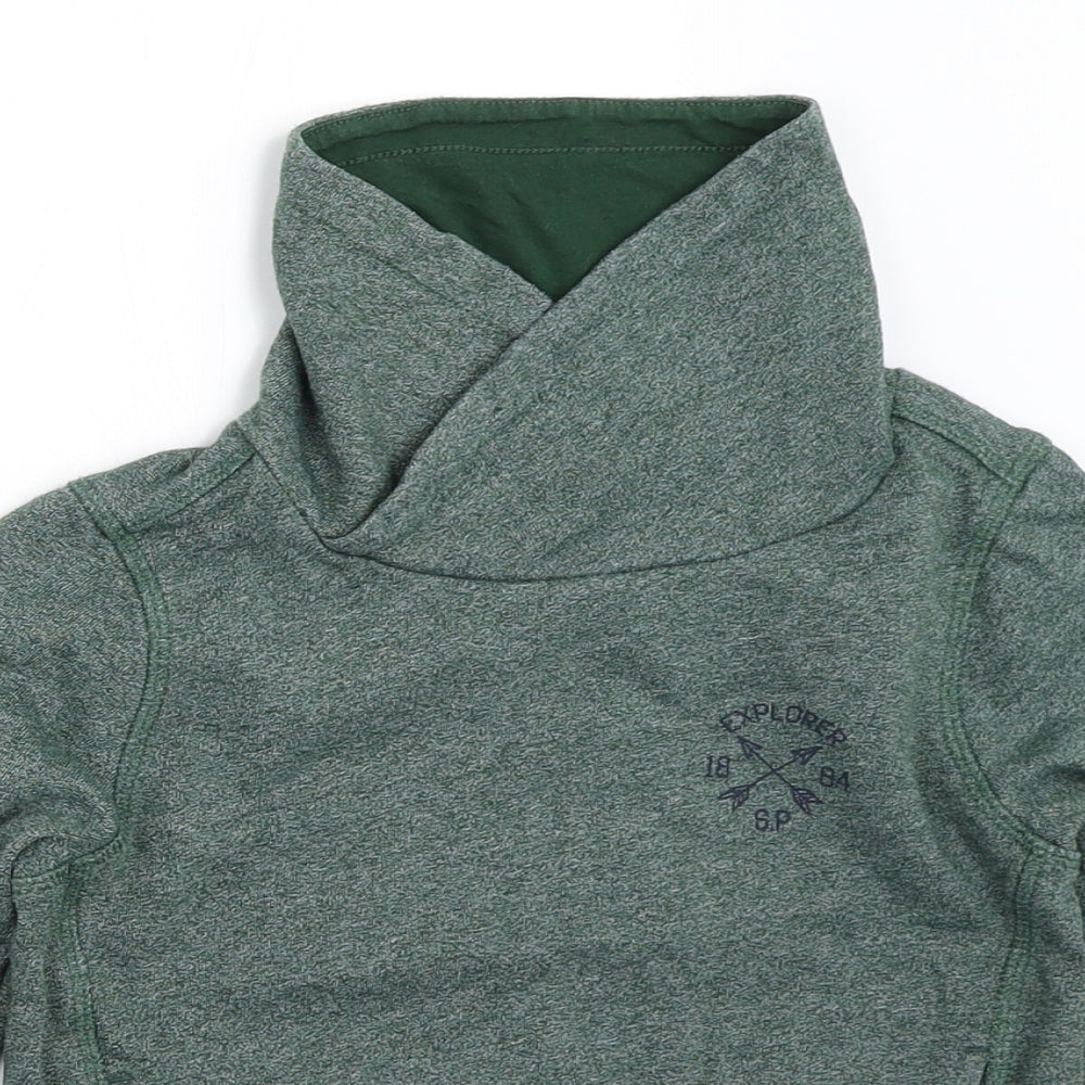 Marks and Spencer Boys Green   Pullover Sweatshirt Size 5-6 Years