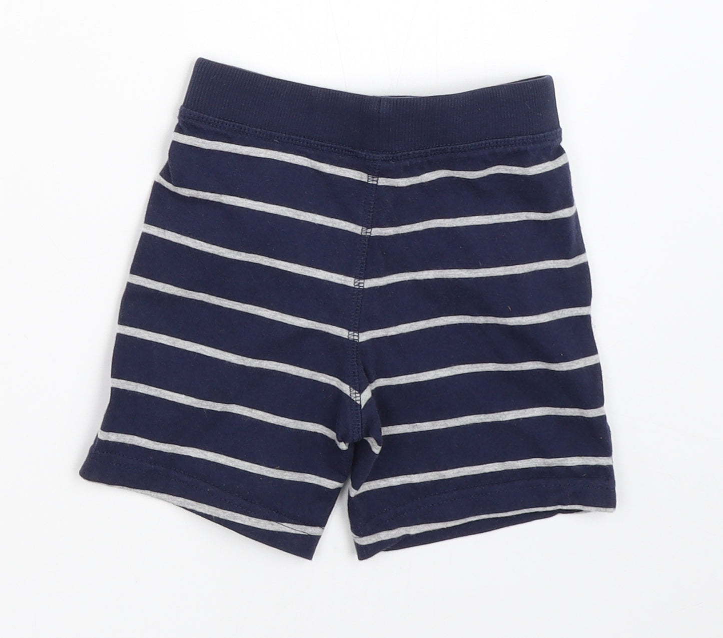 Matalan Boys Blue Striped  Cropped Trousers Size 12-18 Months