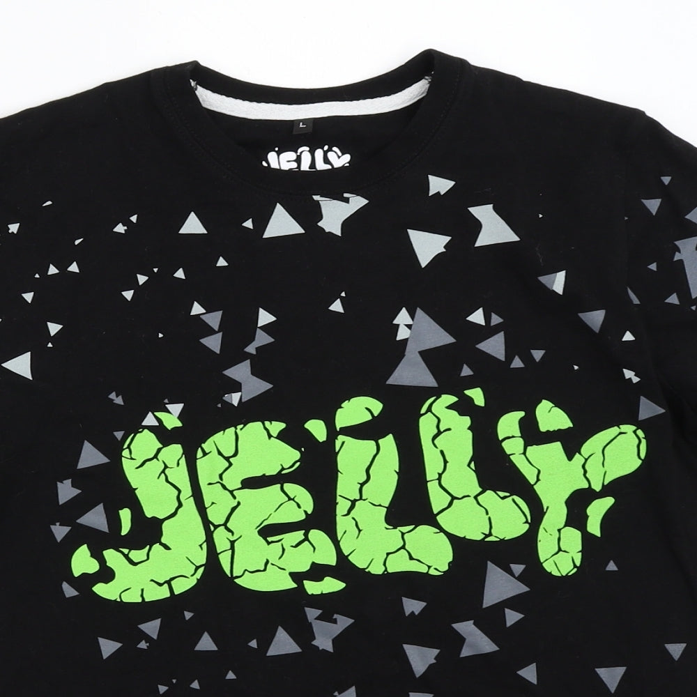Jelly Boys Black   Basic T-Shirt Size L