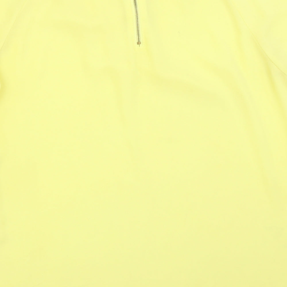 F&F Womens Yellow   Basic Blouse Size 14