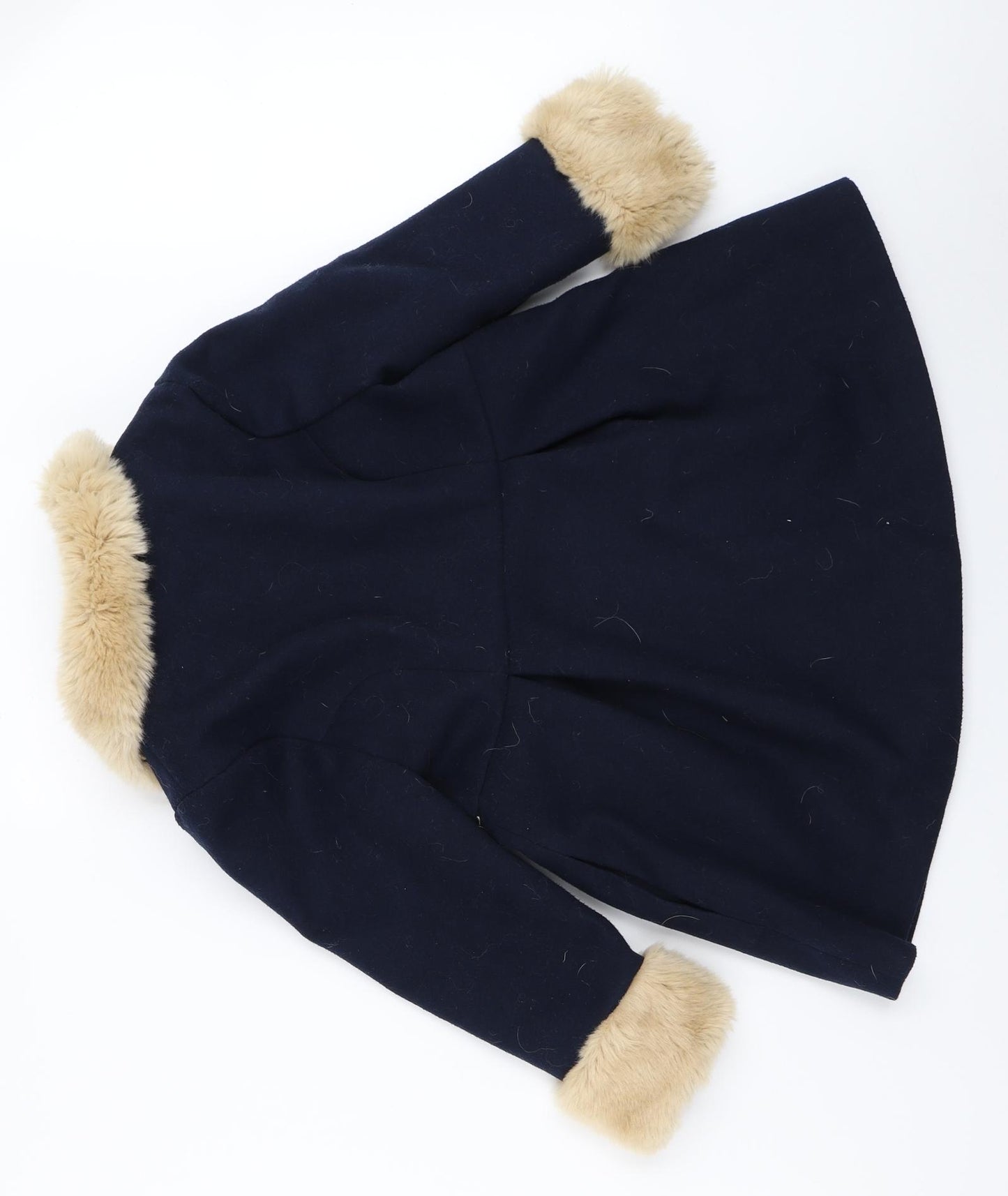 F&F Girls Blue   Overcoat Coat Size 6-7 Years