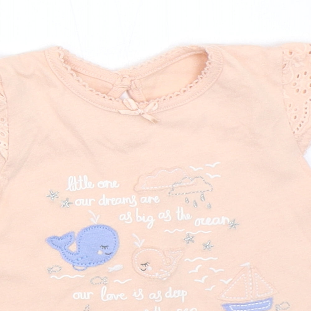 George Girls Pink   Basic Tank Size 0-3 Months