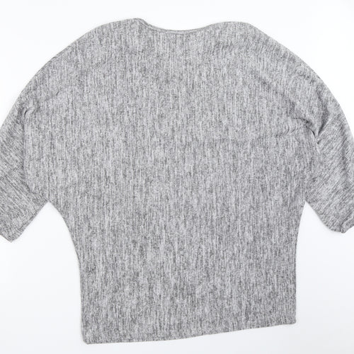 Quiz Womens Grey   Pullover Jumper Size M