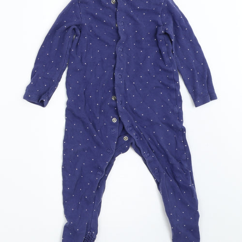 F&F Boys Blue   Babygrow One-Piece Size 9-12 Months