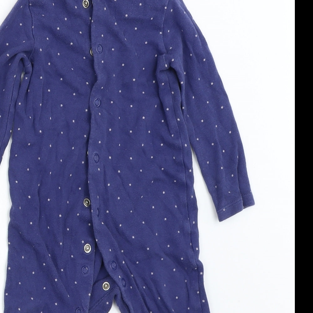 F&F Boys Blue   Babygrow One-Piece Size 9-12 Months