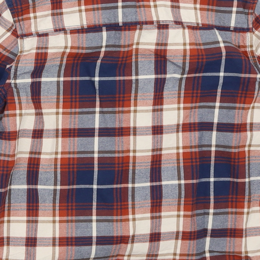NEXT Boys Blue Check  Basic Button-Up Size 6 Years