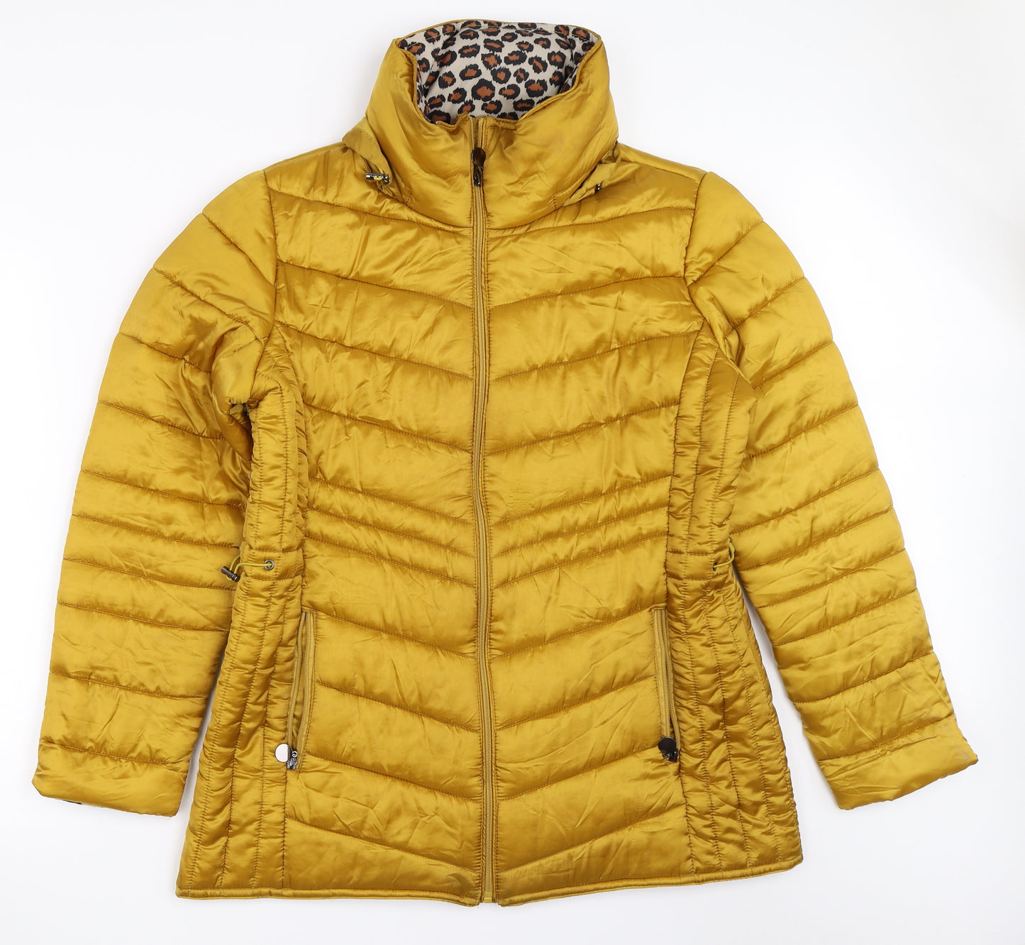Alexara Womens Yellow   Puffer Jacket Coat Size 18