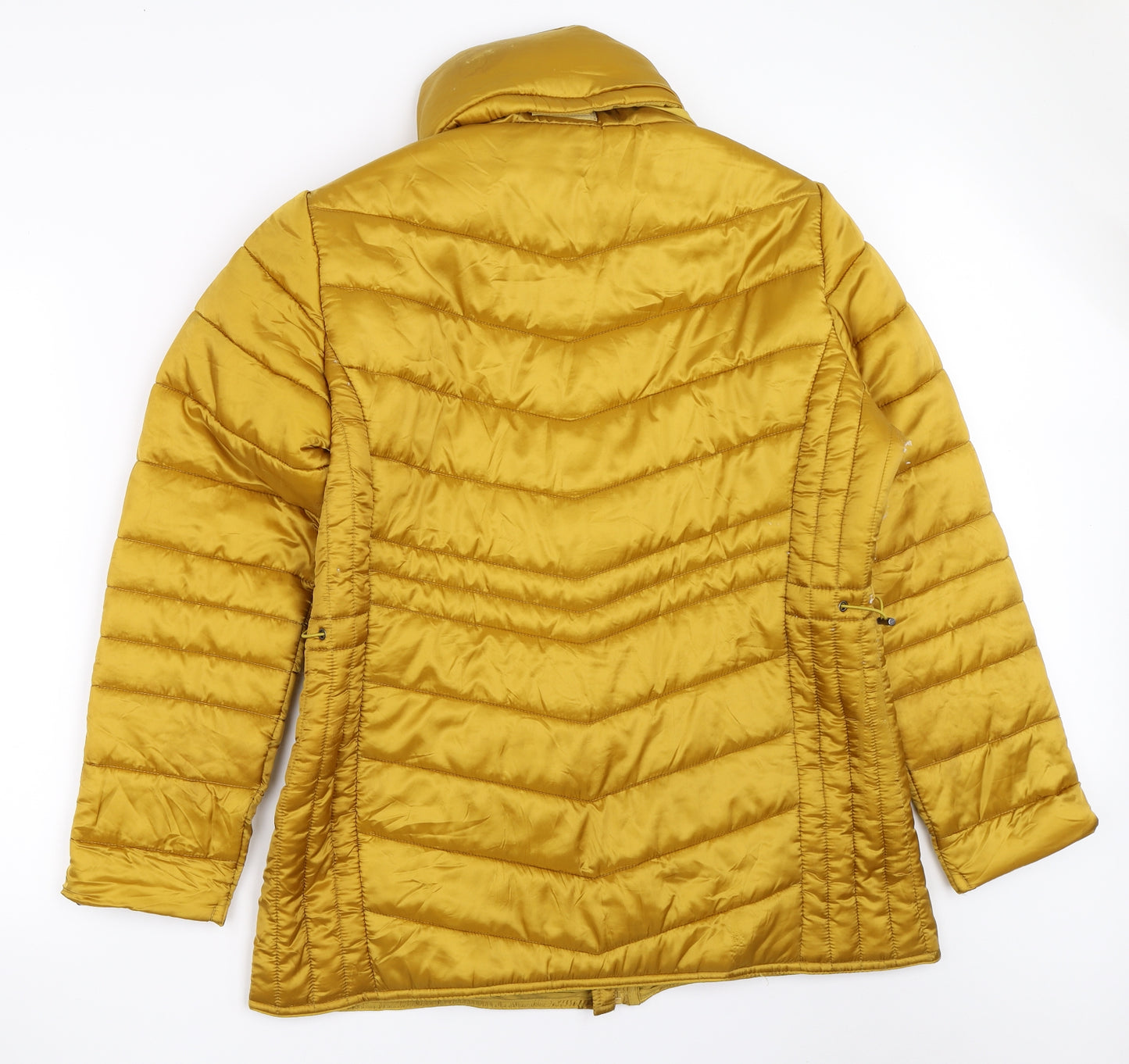Alexara Womens Yellow   Puffer Jacket Coat Size 18