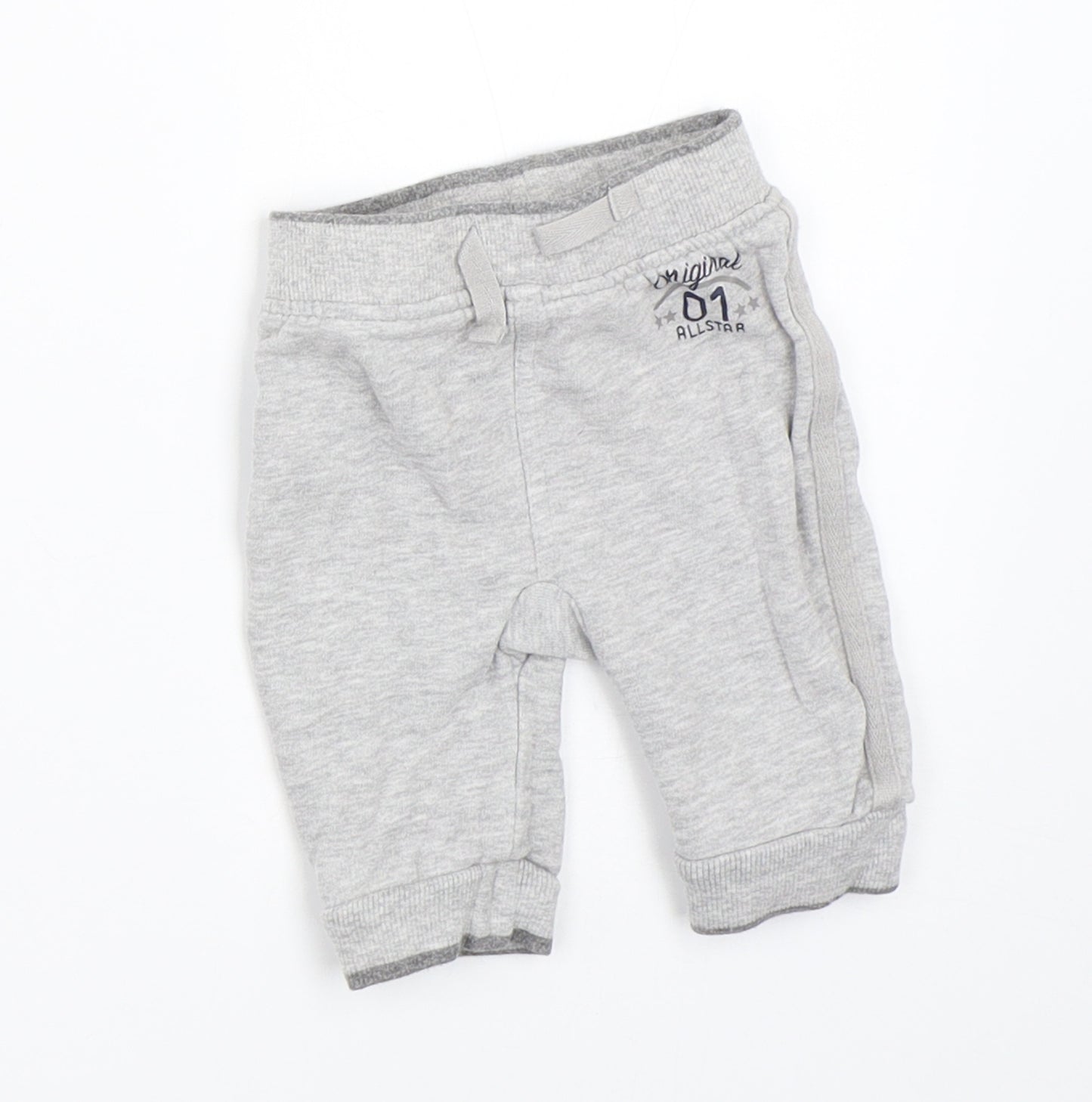 George Boys Grey   Jogger Trousers Size 0-3 Months