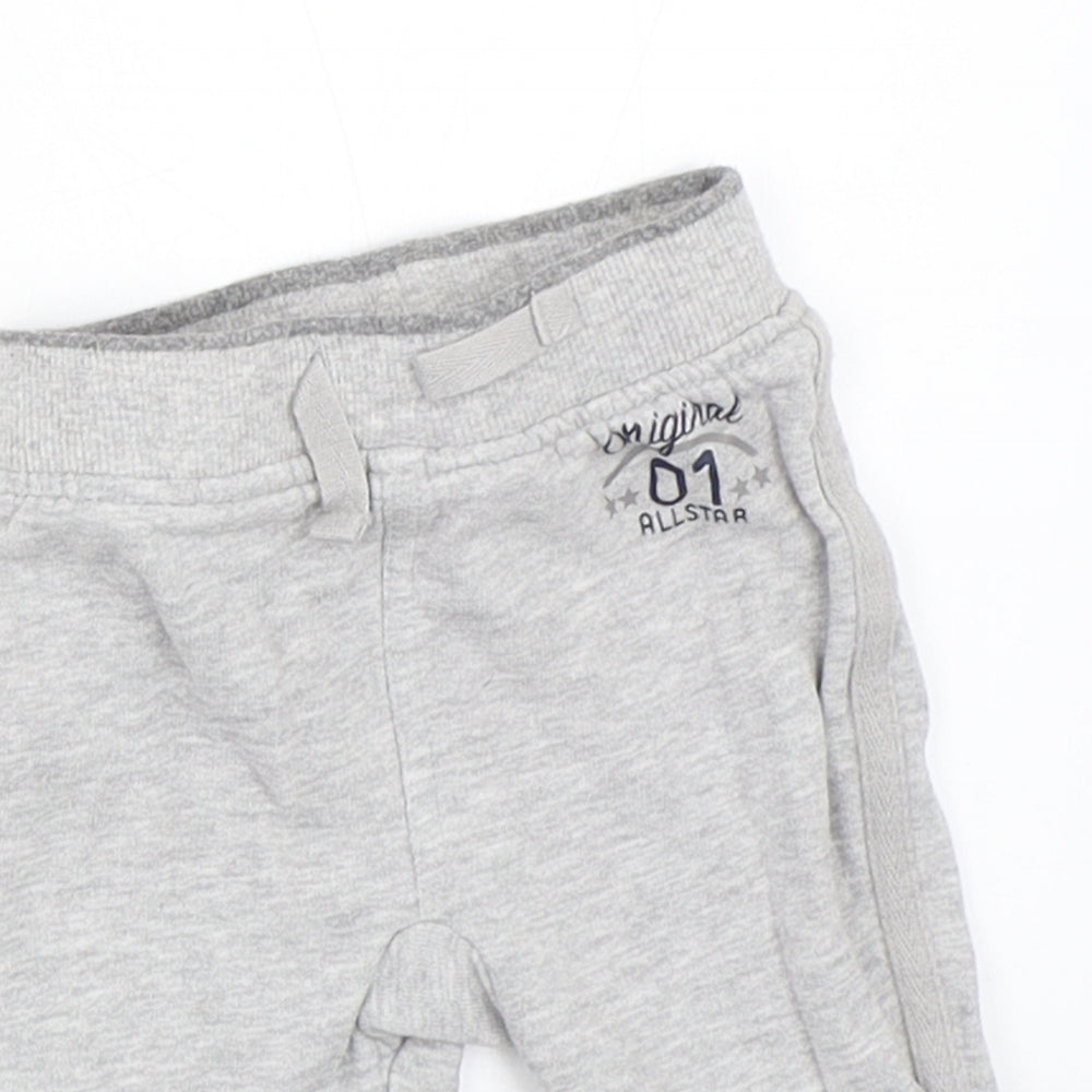 George Boys Grey   Jogger Trousers Size 0-3 Months