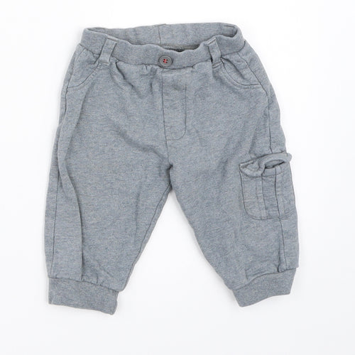 Mothercare Boys Grey   Jogger Trousers Size 6-9 Months