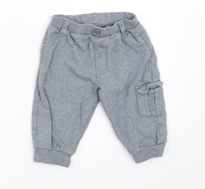 Mothercare Boys Grey   Jogger Trousers Size 6-9 Months