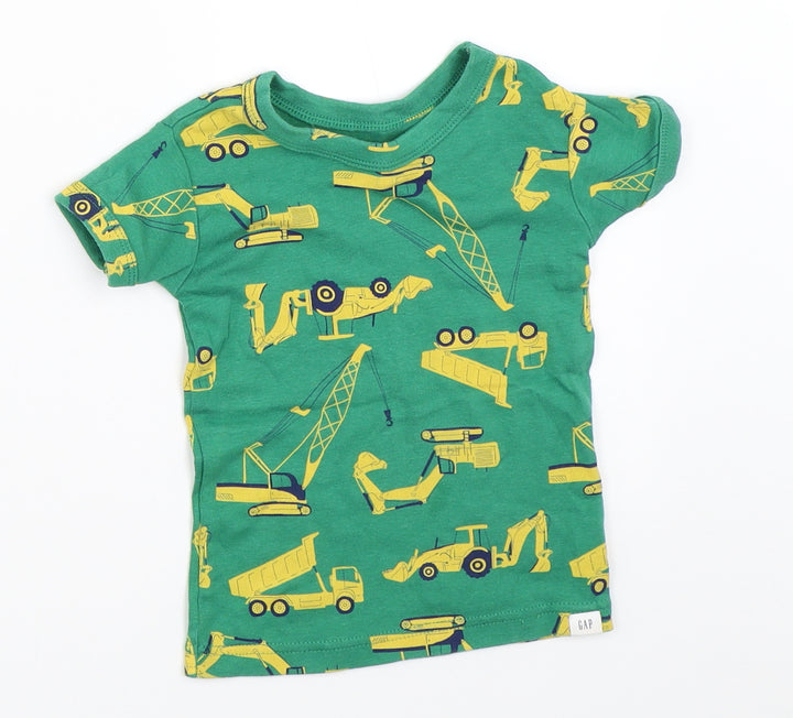 Gap Boys Green Basic T-Shirt Size 2 Years