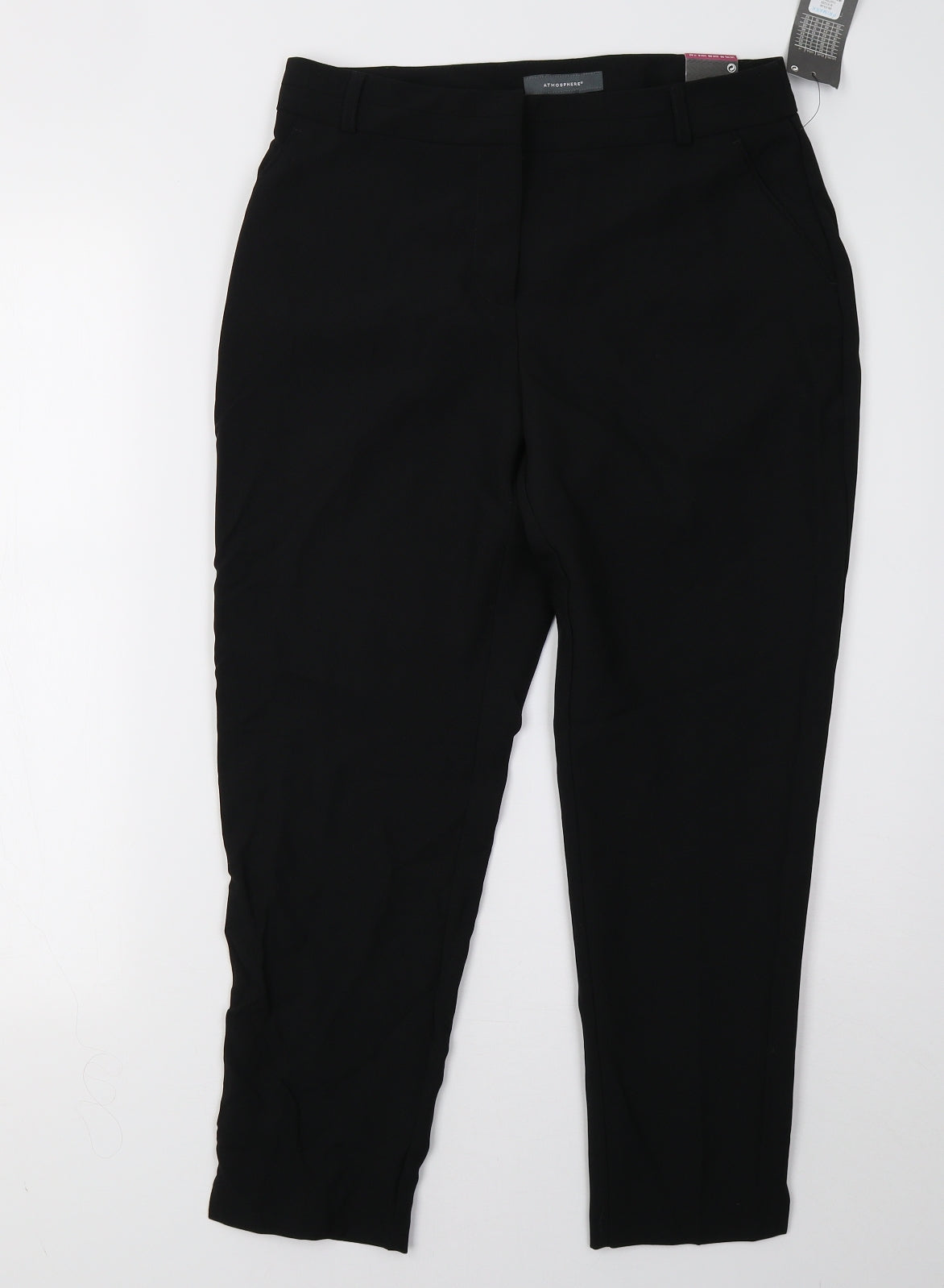 Primark Womens Black   Trousers  Size 10 L26 in