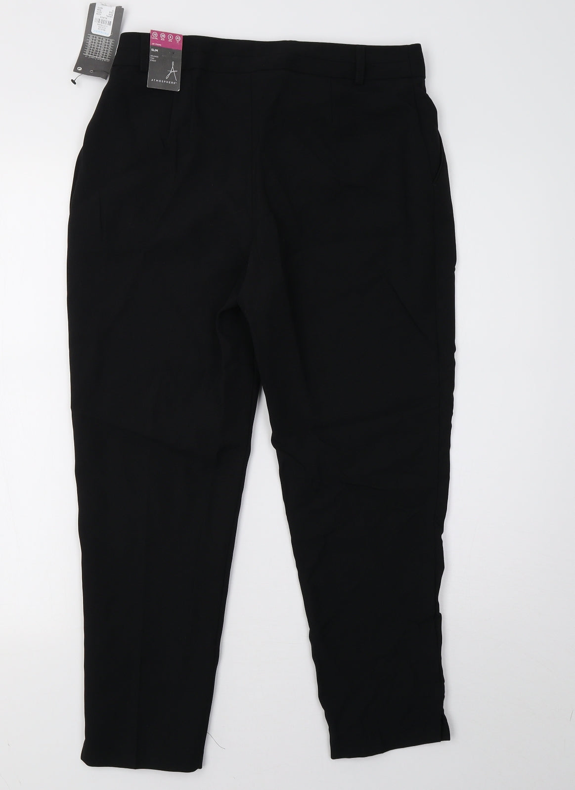 Primark Womens Black   Trousers  Size 10 L26 in