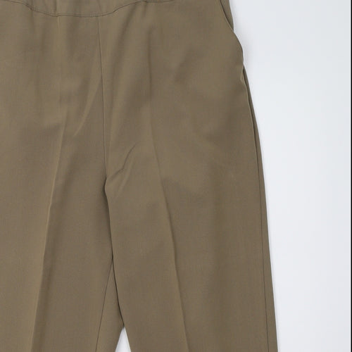 classic image Womens Brown   Trousers  Size 14 L25 in