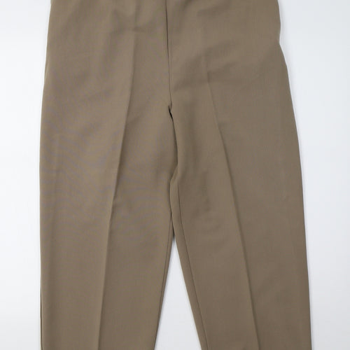 classic image Womens Brown   Trousers  Size 14 L26 in