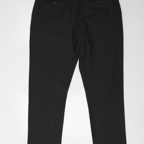 NEXT Mens Black   Trousers  Size 38 L33 in