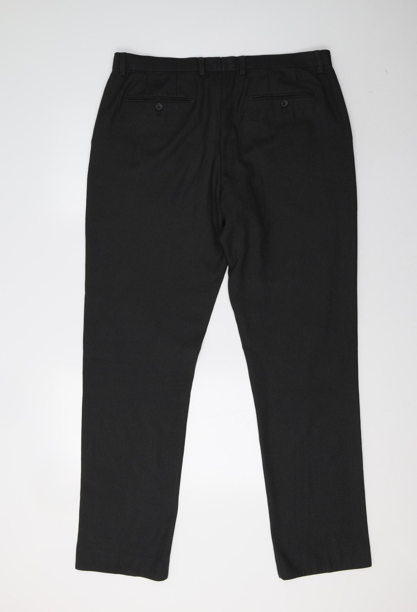 NEXT Mens Black   Trousers  Size 38 L33 in