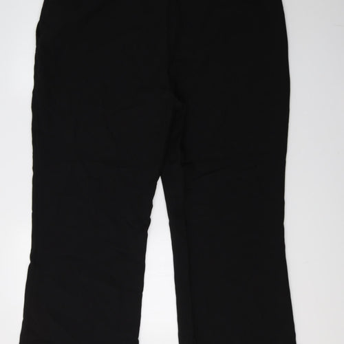 Peacocks Womens Black   Trousers  Size 22 L32 in