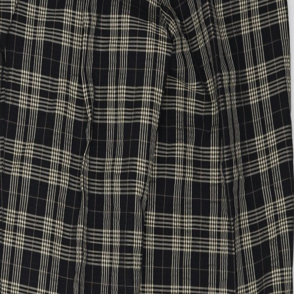 Viyella Womens Beige Check  Trousers  Size 14 L32 in