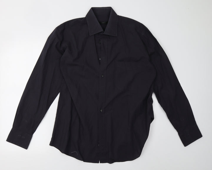 ungano Mens Purple Button-Up Size 44
