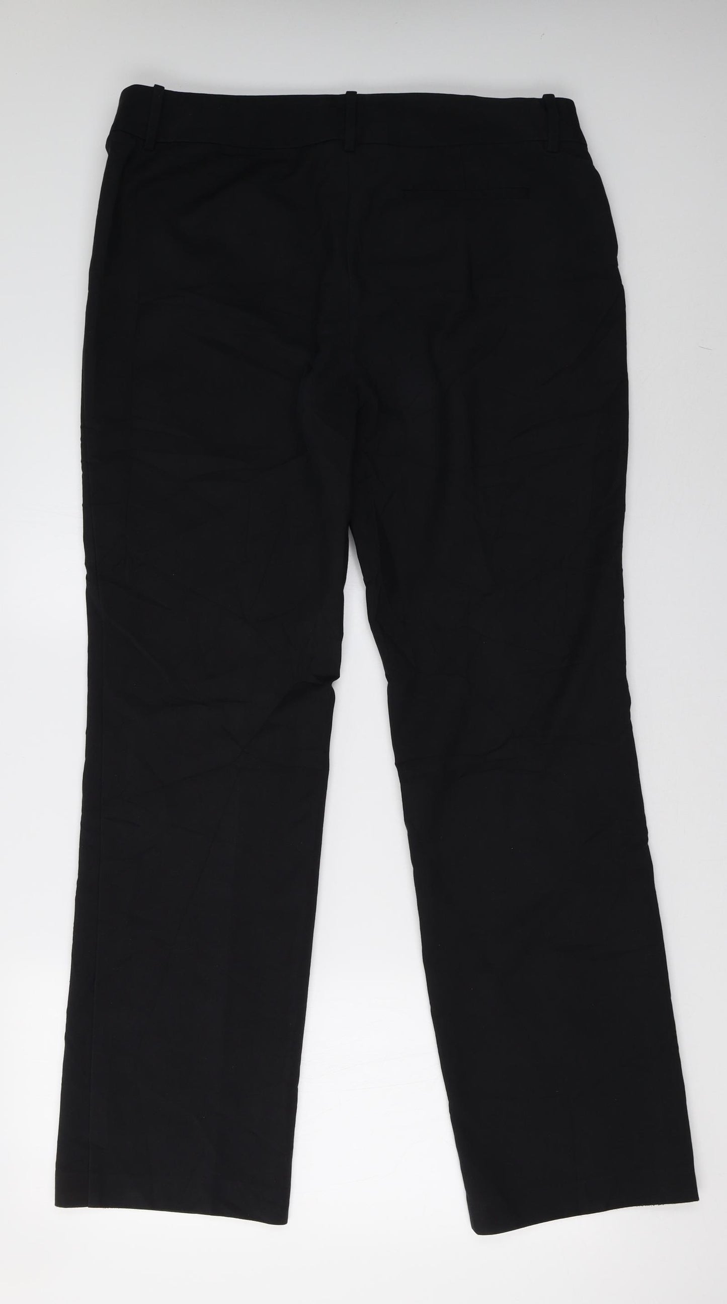 Marks and Spencer Womens Black   Trousers  Size 16 L33 in