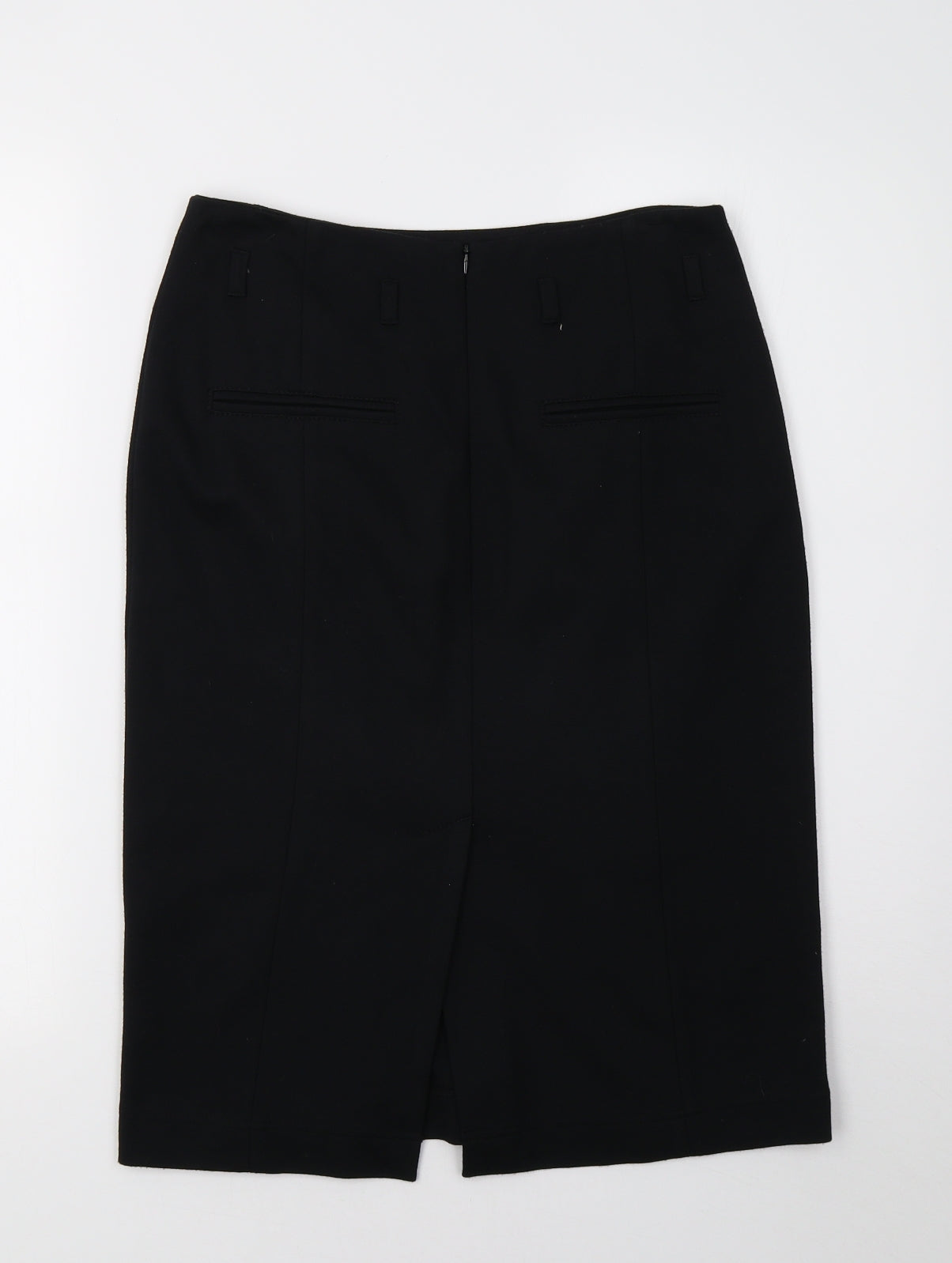 Oui Womens Black   A-Line Skirt Size 10