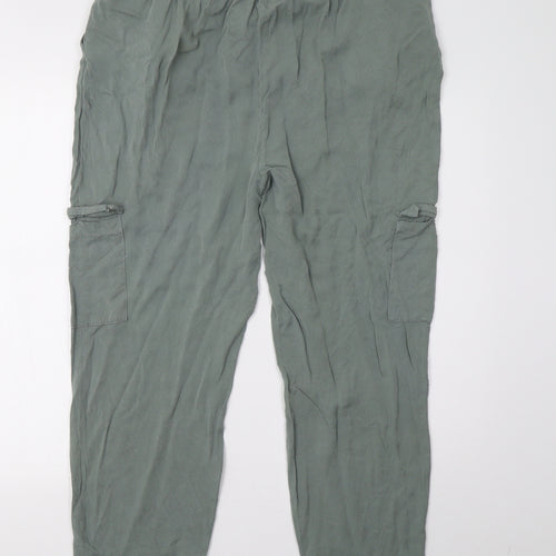 Primark Womens Green   Jogger Trousers Size 18 L28 in