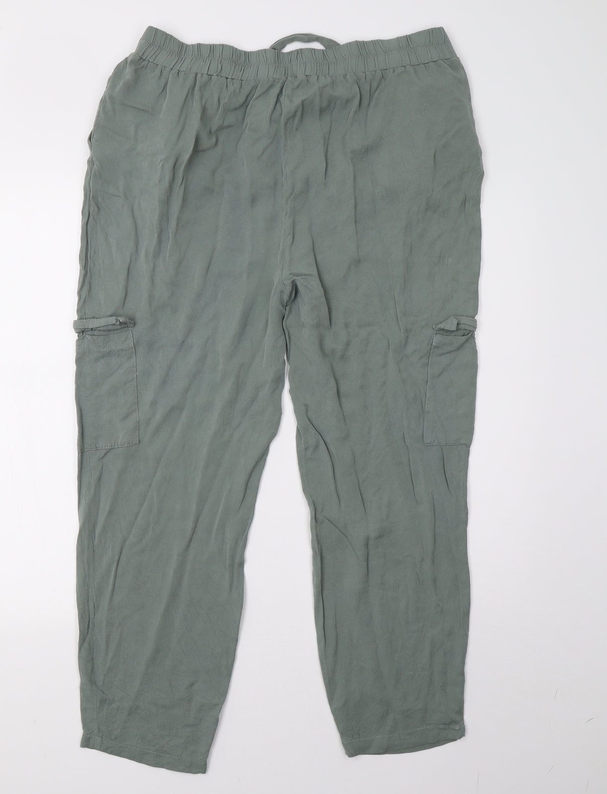 Primark Womens Green   Jogger Trousers Size 18 L28 in