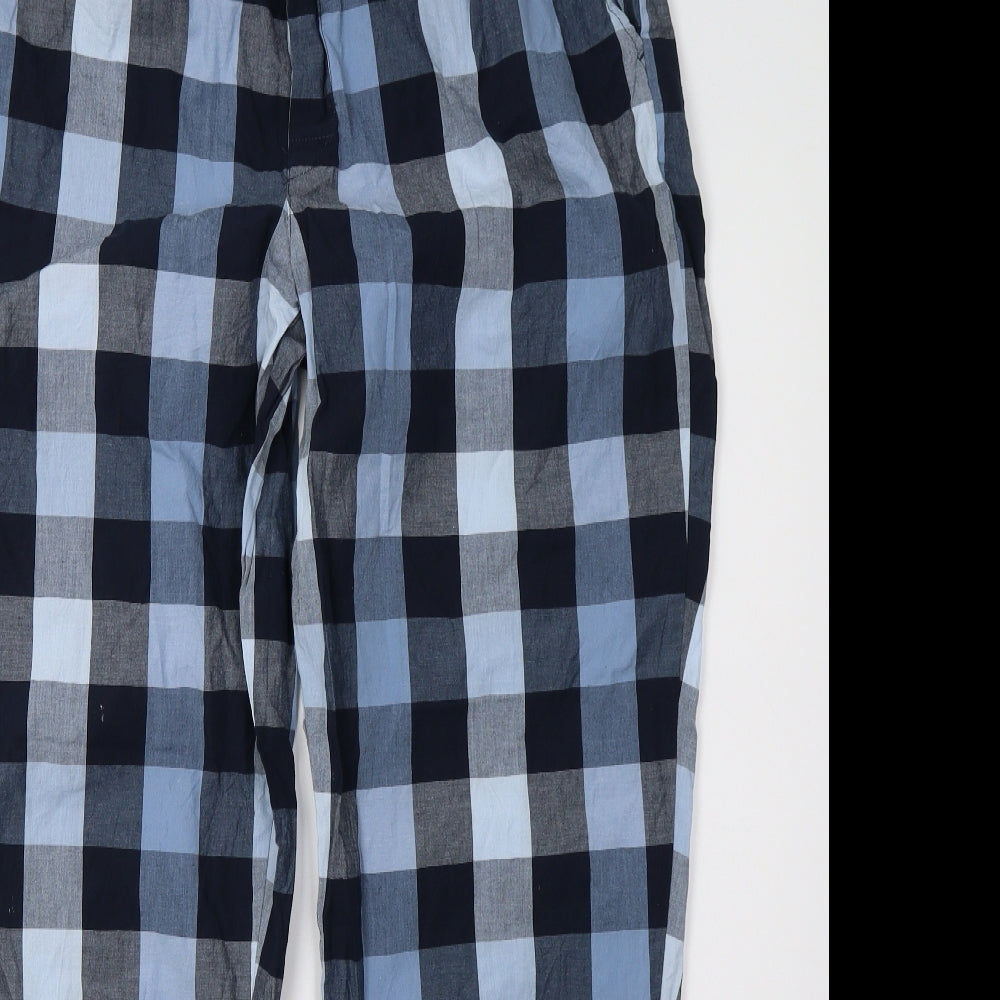 Ben Sherman Mens Blue Check   Pyjama Pants Size L