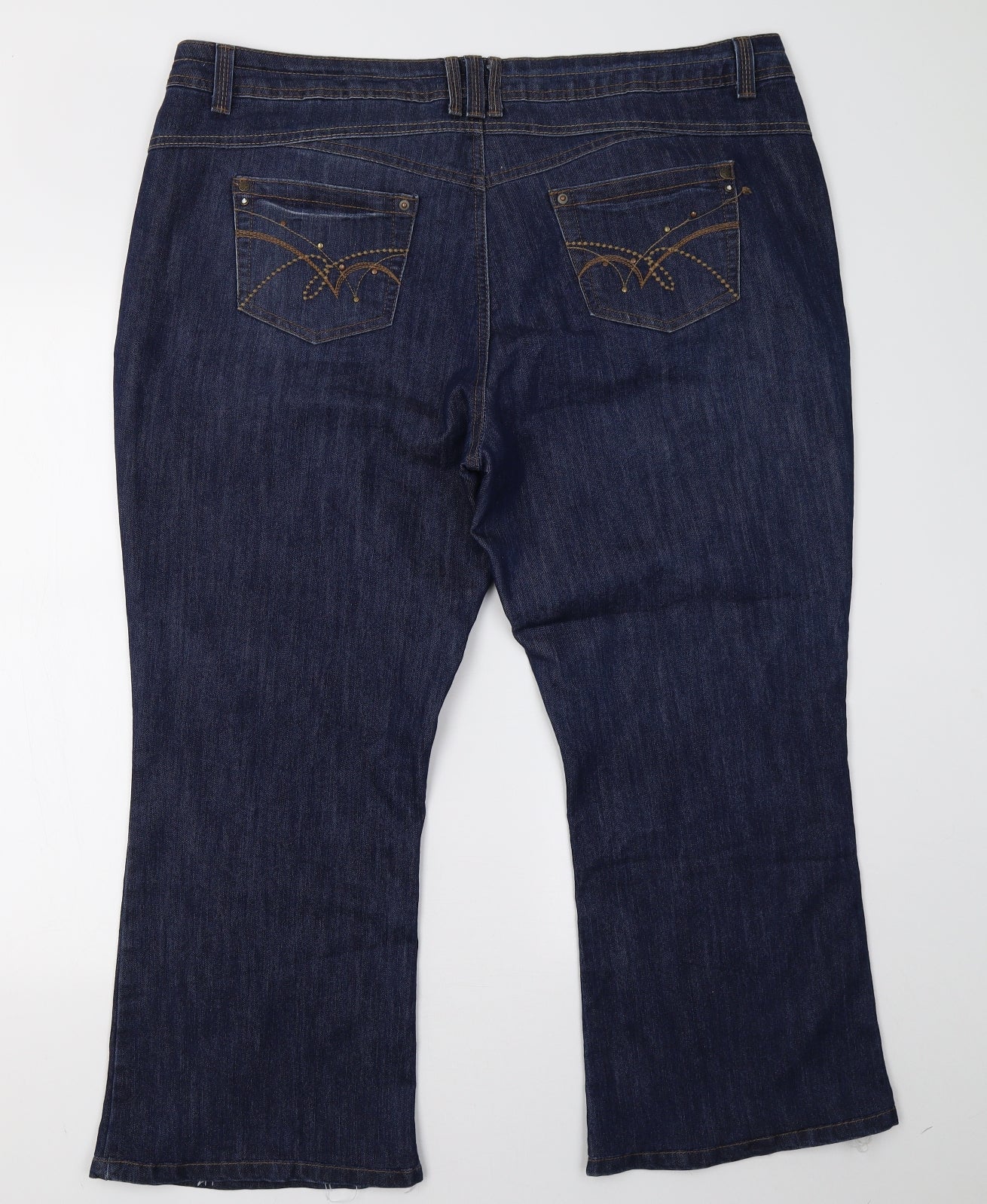 George Womens Blue  Denim Bootcut Jeans Size 20 L29 in