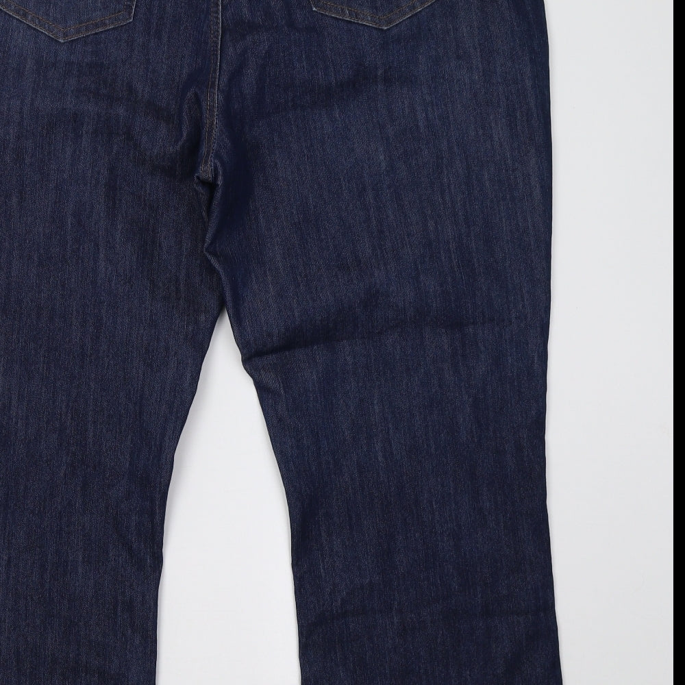 George Womens Blue  Denim Bootcut Jeans Size 20 L29 in