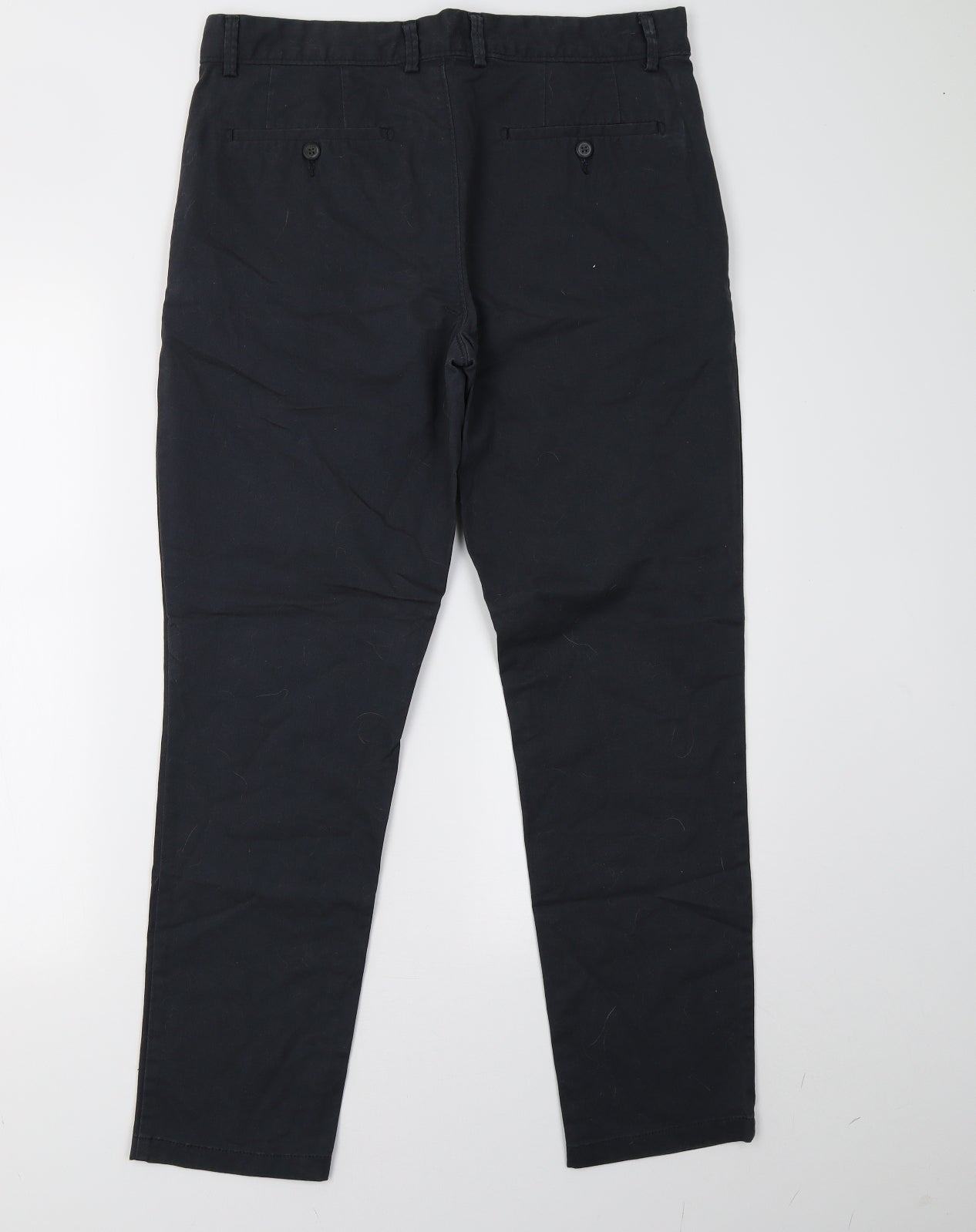 Sainsburys Mens Blue   Chino Trousers Size 32 L30 in