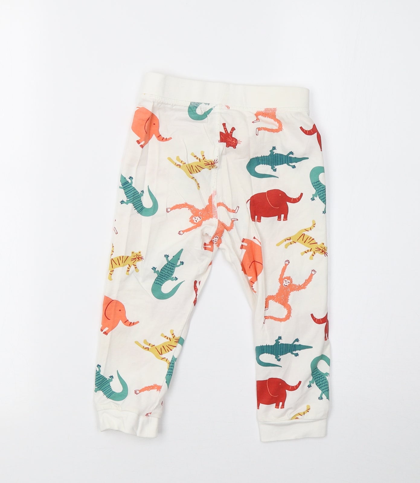 Marks and Spencer Boys White Polka Dot   Pyjama Pants Size 2-3 Years