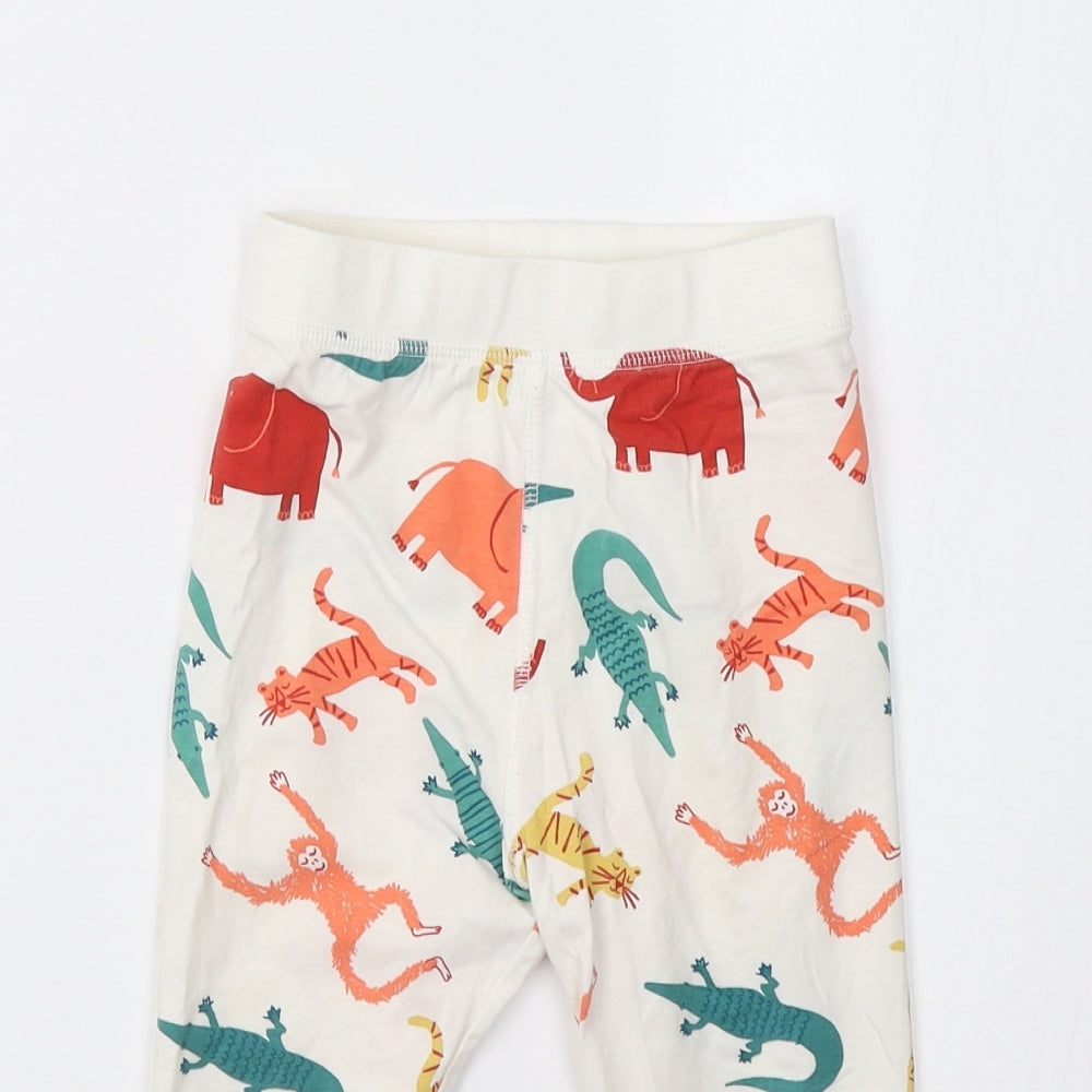 Marks and Spencer Boys White Polka Dot   Pyjama Pants Size 2-3 Years