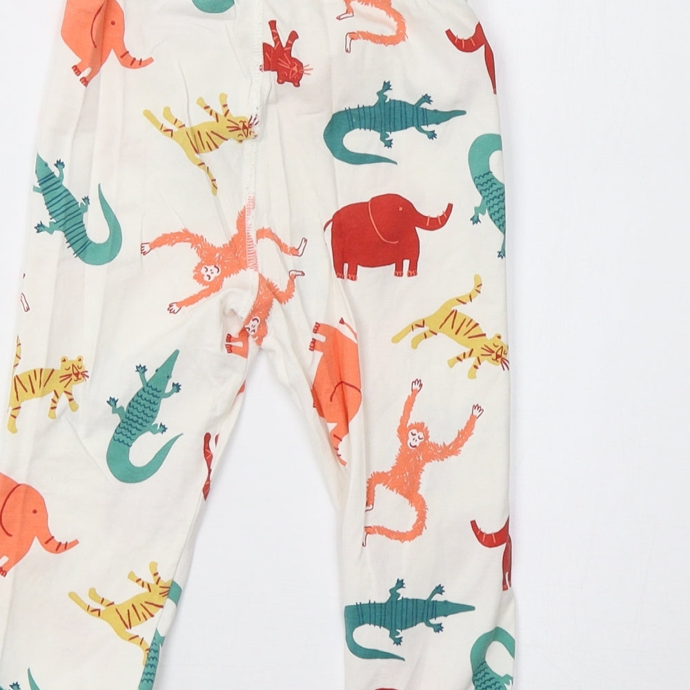 Marks and Spencer Boys White Polka Dot   Pyjama Pants Size 2-3 Years