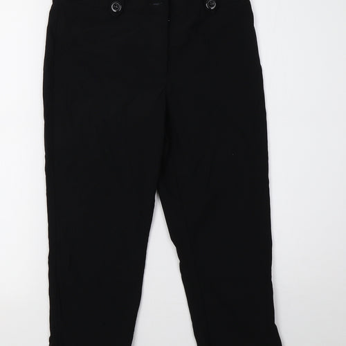 Matalan Womens Black   Paperbag Shorts Size 10