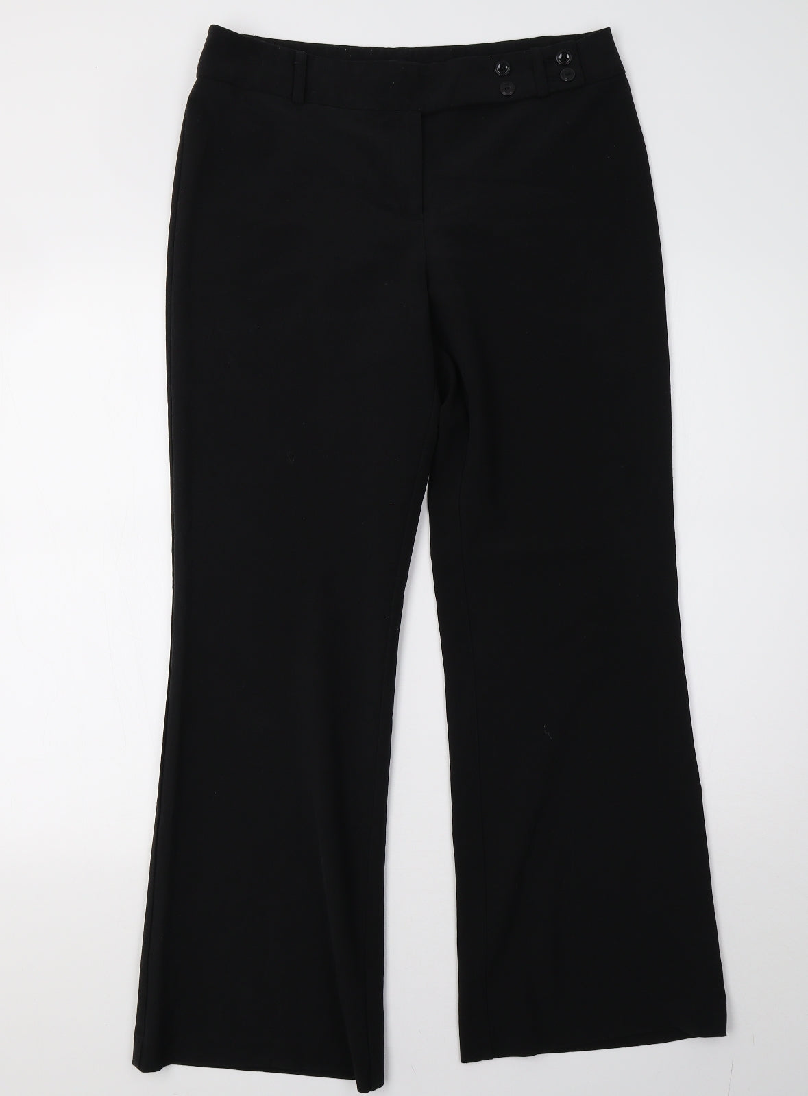 George Womens Black   Trousers  Size 12 L30 in