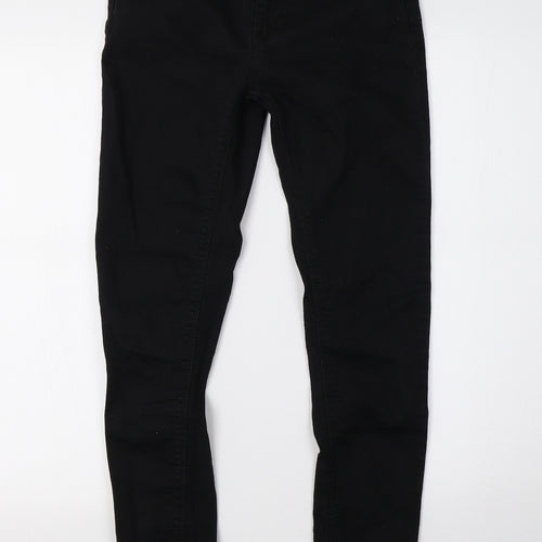 Boohoo Womens Black  Denim Skinny Jeans Size 6 L28 in