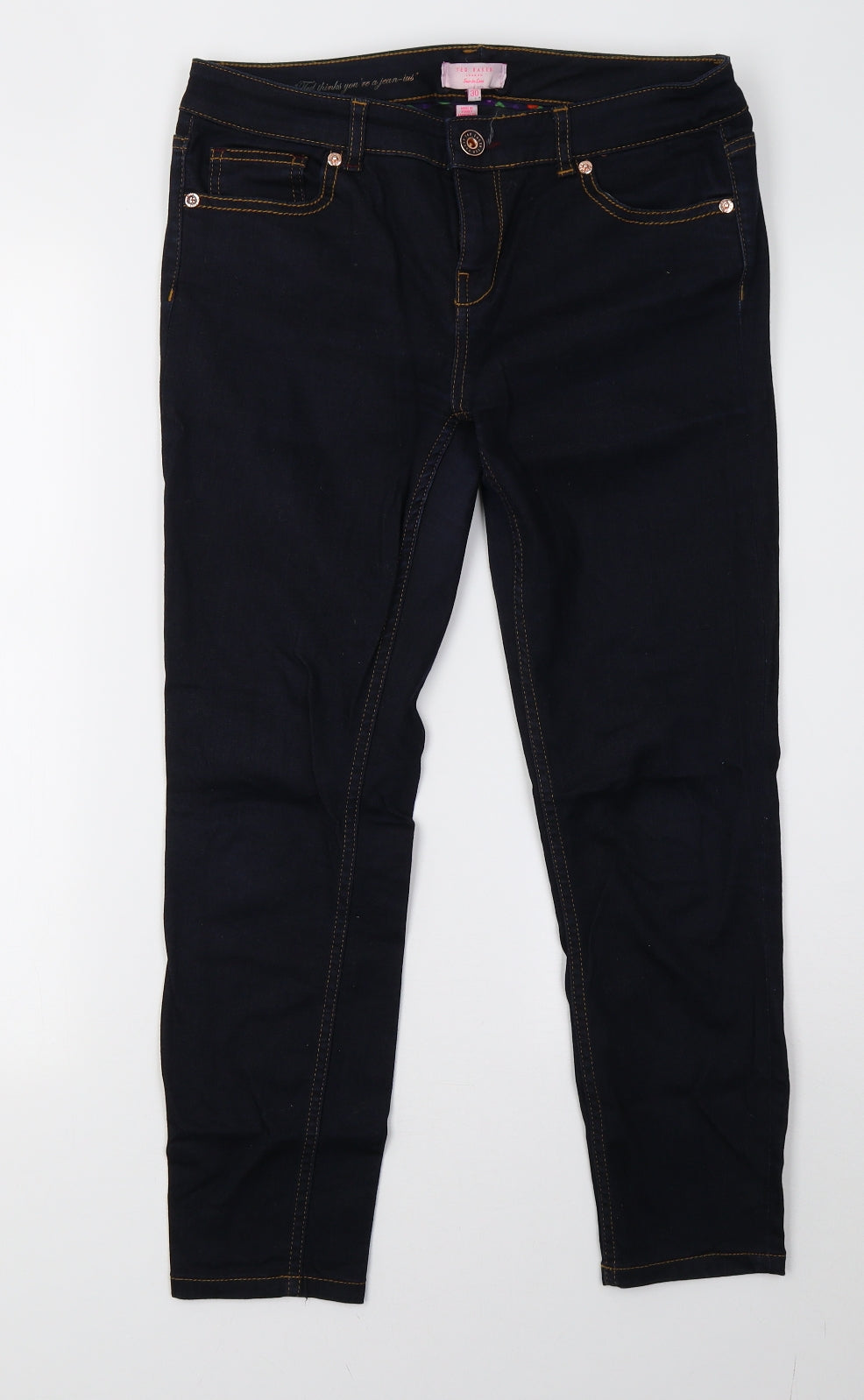 Ted Baker Womens Blue  Denim Skinny Jeans Size 10 L26 in