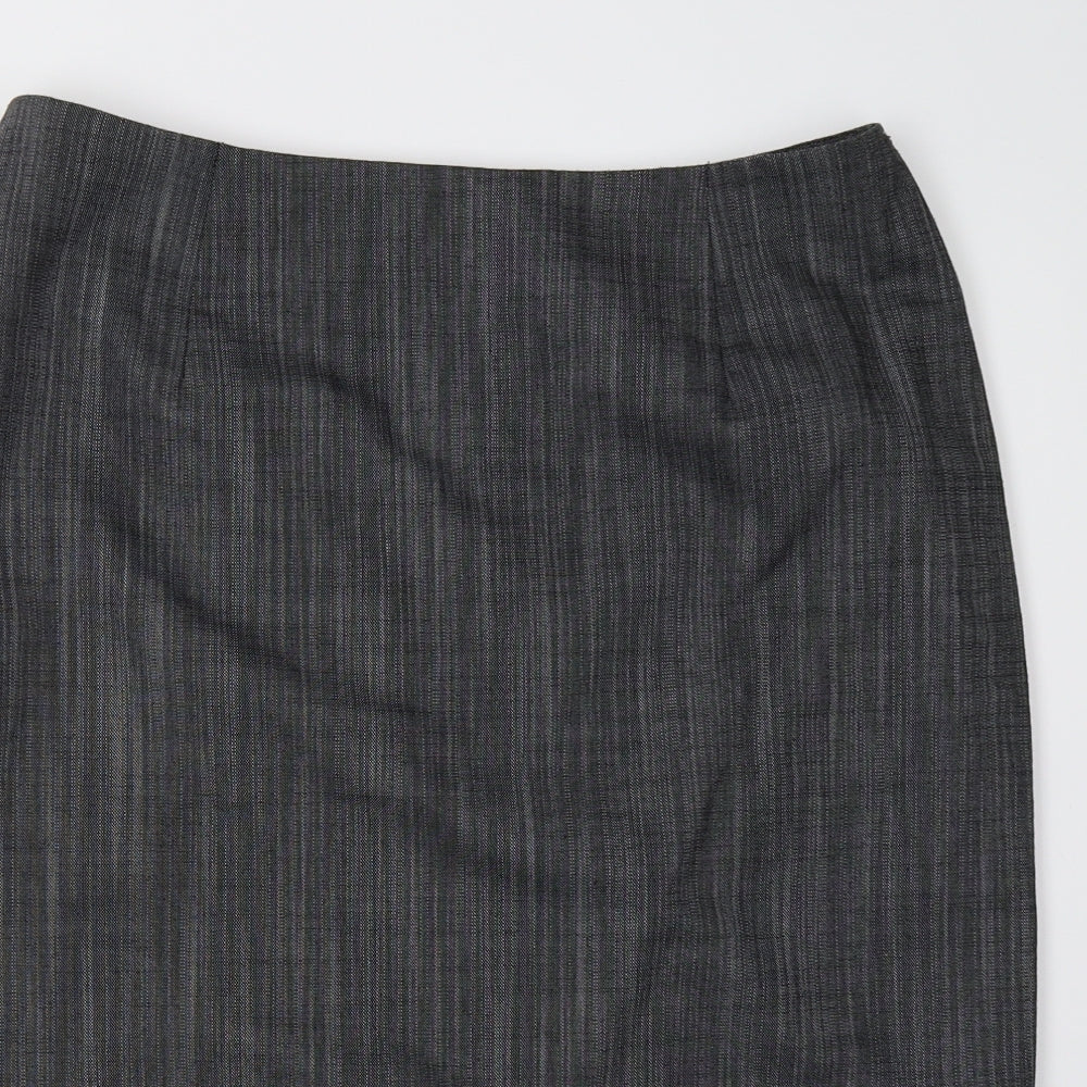 Kaliko Womens Grey   A-Line Skirt Size 12