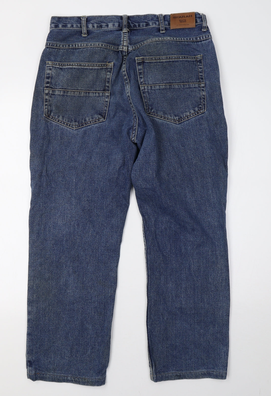 Farah Mens   Denim Straight Jeans Size 34 L30 in