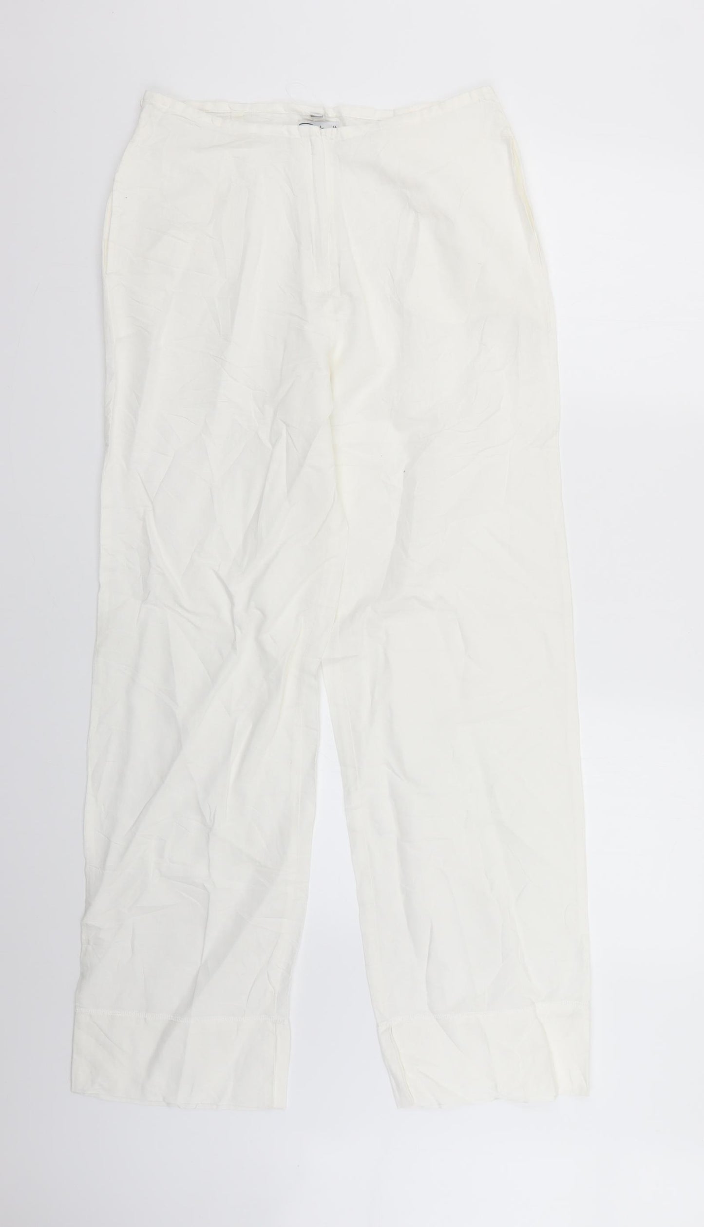 Cobalt Womens White   Trousers  Size 10 L29 in