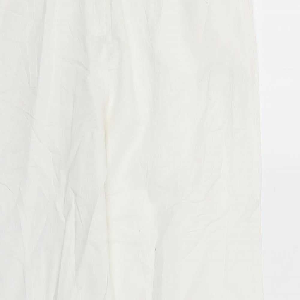 Cobalt Womens White   Trousers  Size 10 L29 in