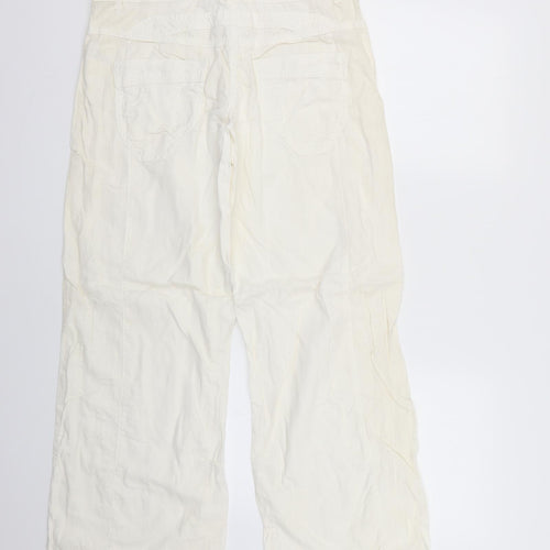NEXT Womens Beige   Trousers  Size 12 L30 in