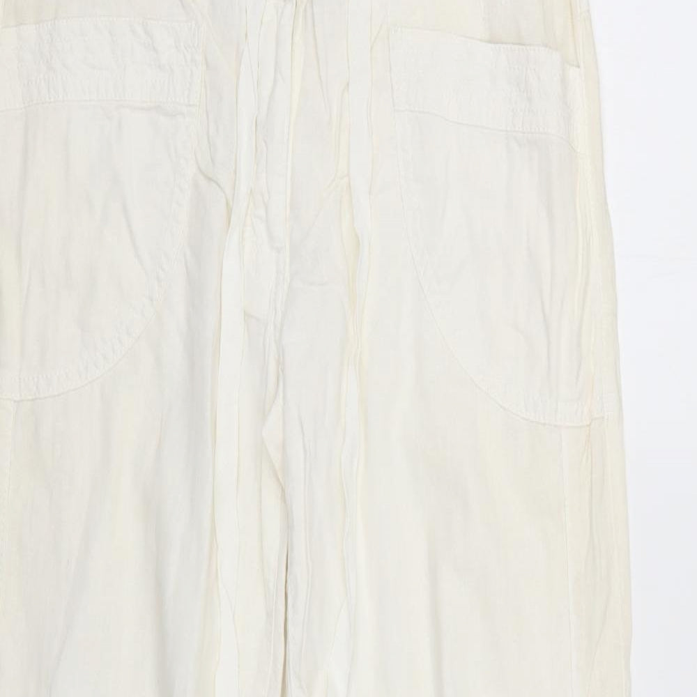 NEXT Womens Beige   Trousers  Size 12 L30 in