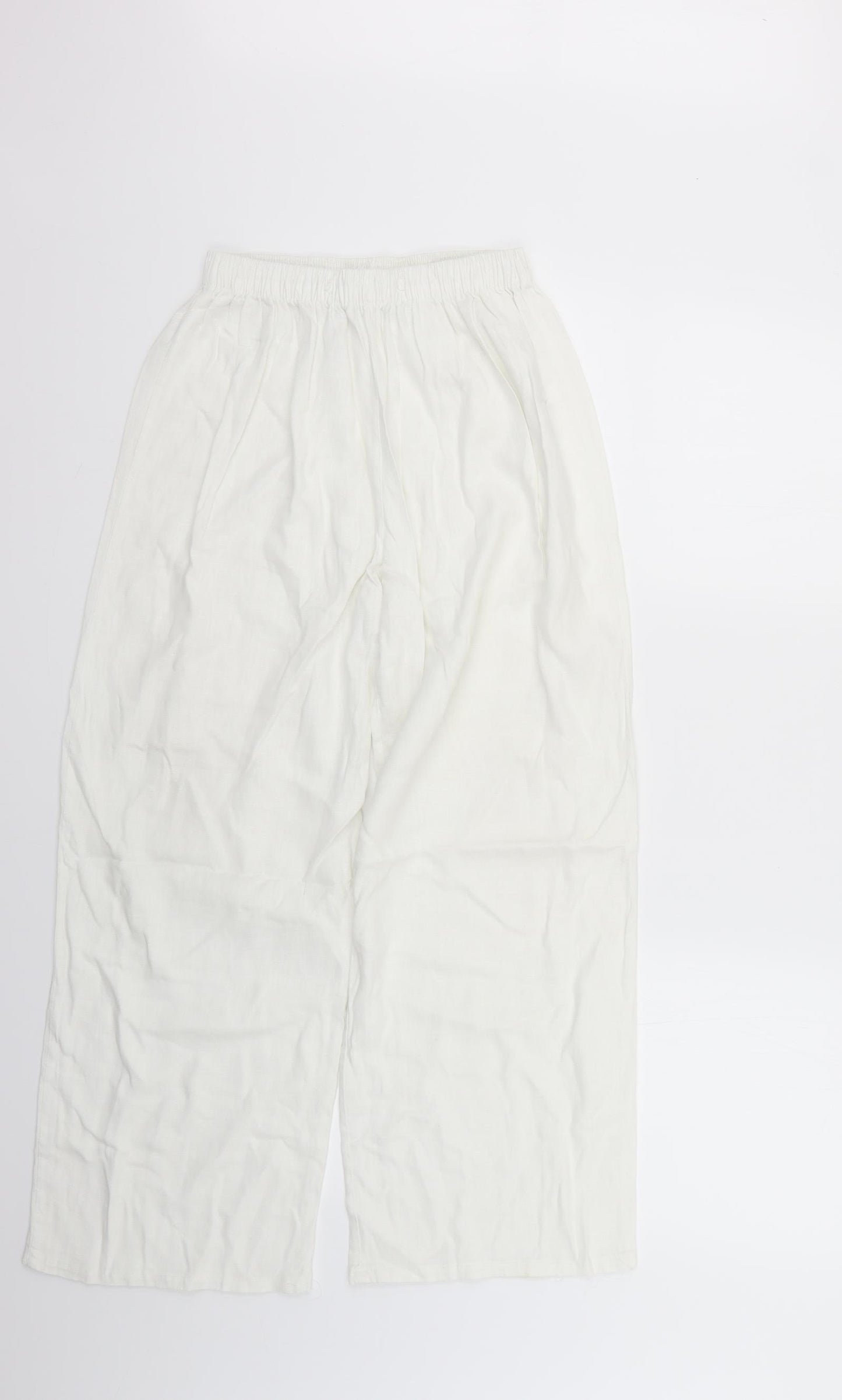 Saloos Womens White   Trousers  Size 14 L23 in