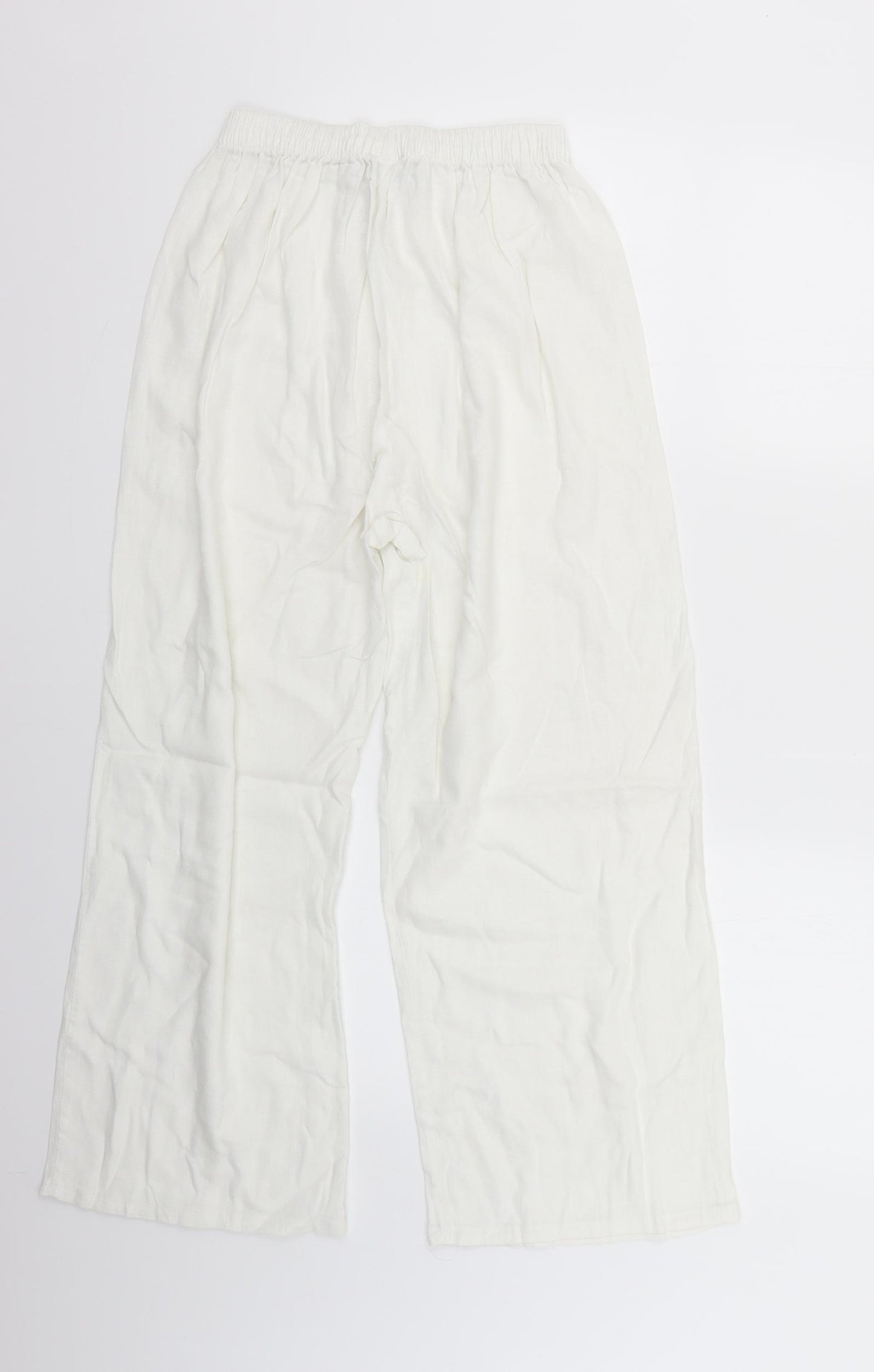 Saloos Womens White   Trousers  Size 14 L23 in