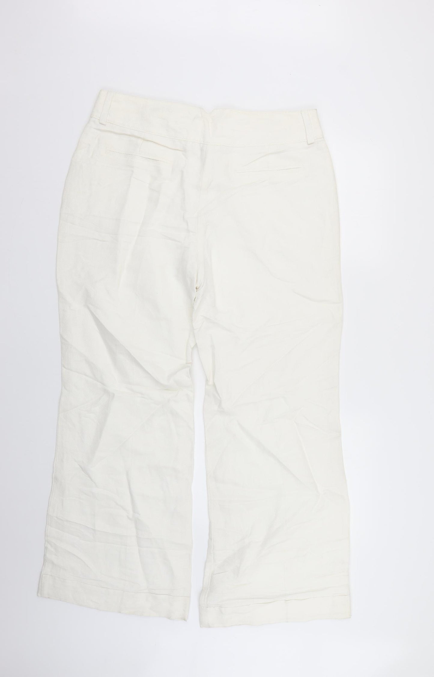 Per Una Womens Beige   Trousers  Size 16 L28 in